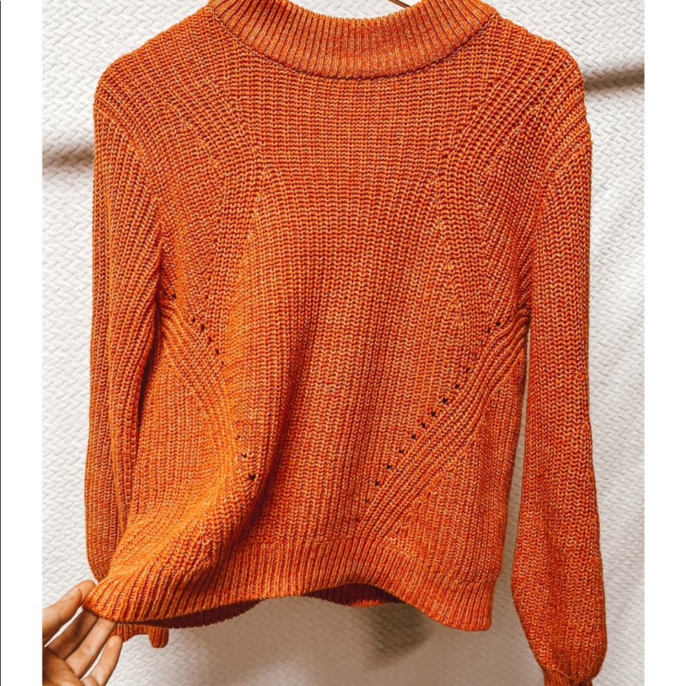 Orange Sweater